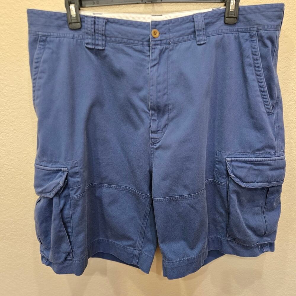 Y2k Ralph Lauren Blue Cargo Shorts with Classic Style